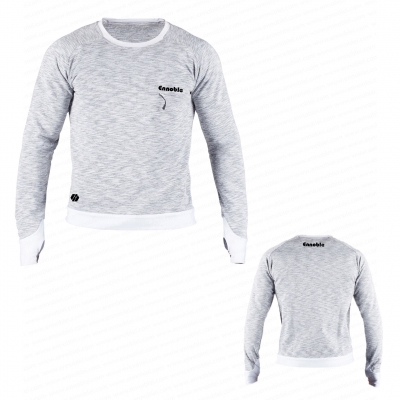 Ennoble-735 Mens Sweatshirt Melange Light Grey