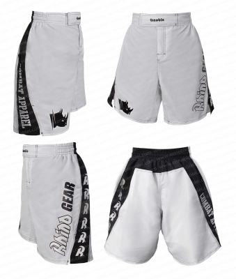 Ennoble-679 Rhino Gear MMA Shorts White Black