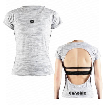 Ennoble-716 Ladies Performance Shirt Basic Hole Back