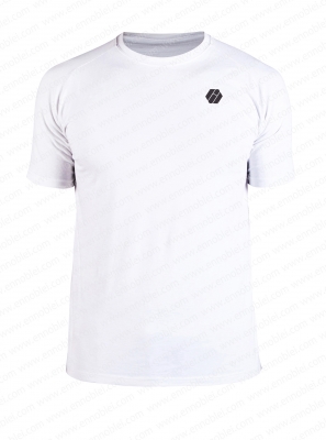 Ennoble-420 Mens Basic Shirt Short Sleeve White