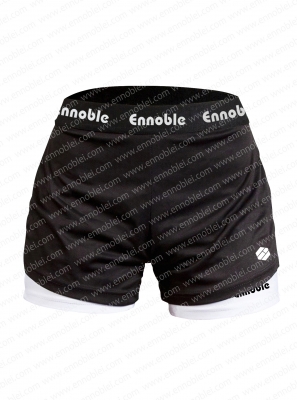 Ennoble-427 Ladies Shorts Black, White