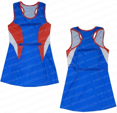 Ennoble-725 Racerback Netball Dress